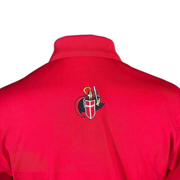 Under Armour Men's Medium Red Polo Shirt Bergen Catholic Golf HeatGear Loose M - Picture 5 of 7